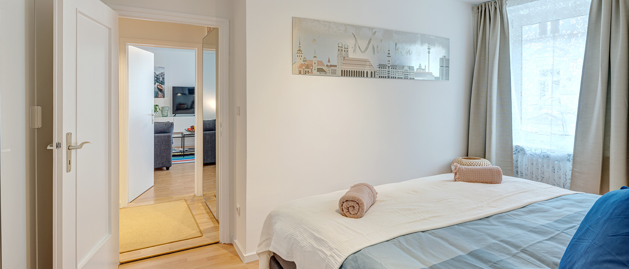 appartamento München Lehel 03 camera da letto 13484