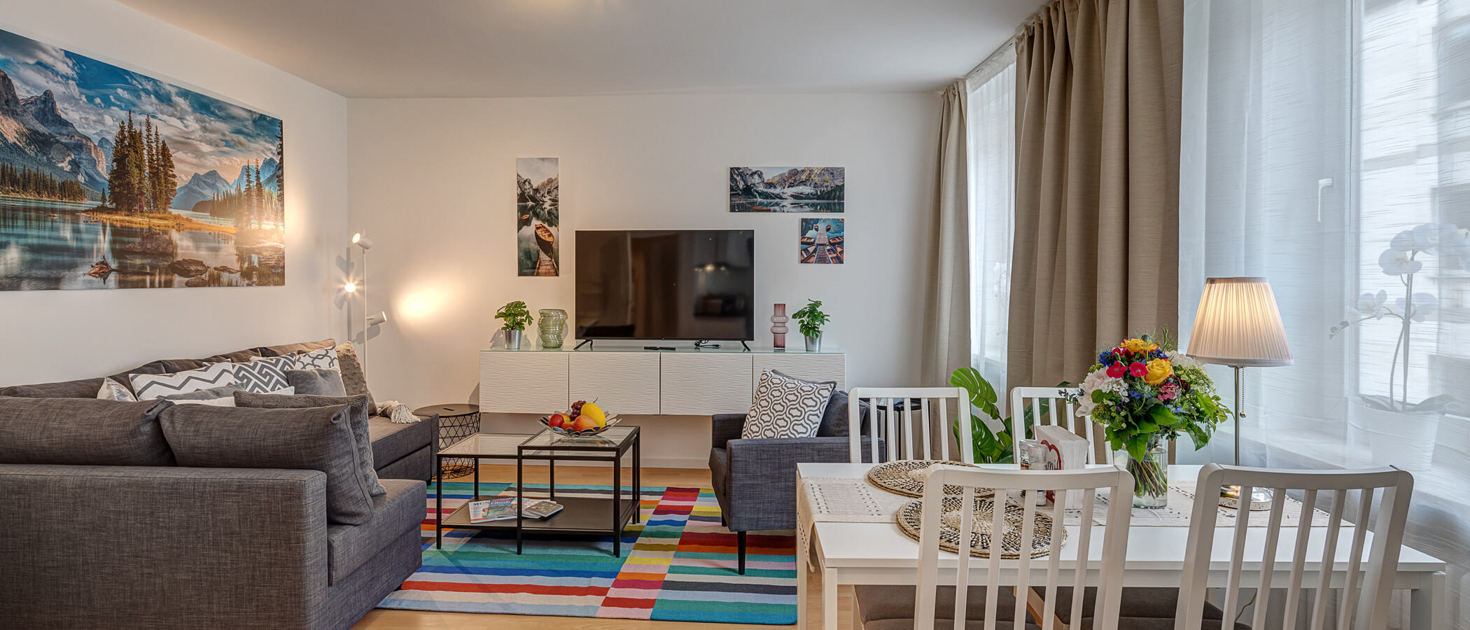 appartamento München Lehel 01 zona living 13484