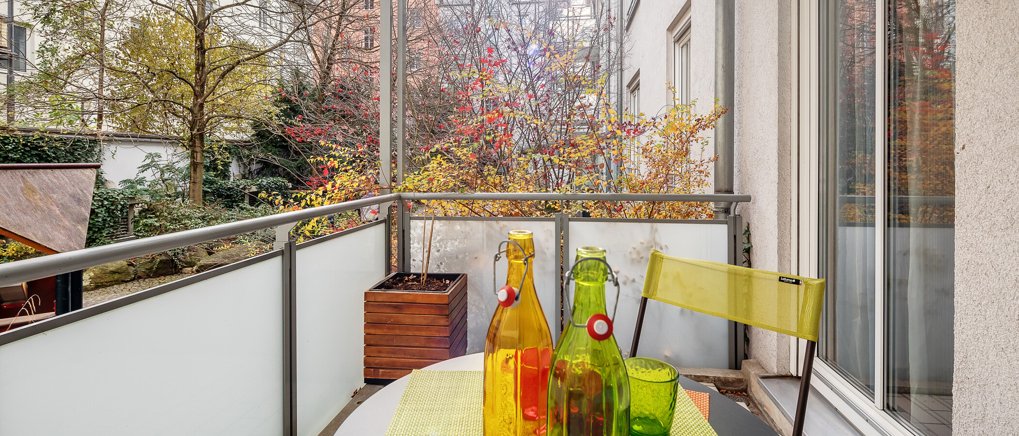 appartamento München Lehel 01 balcone 1349