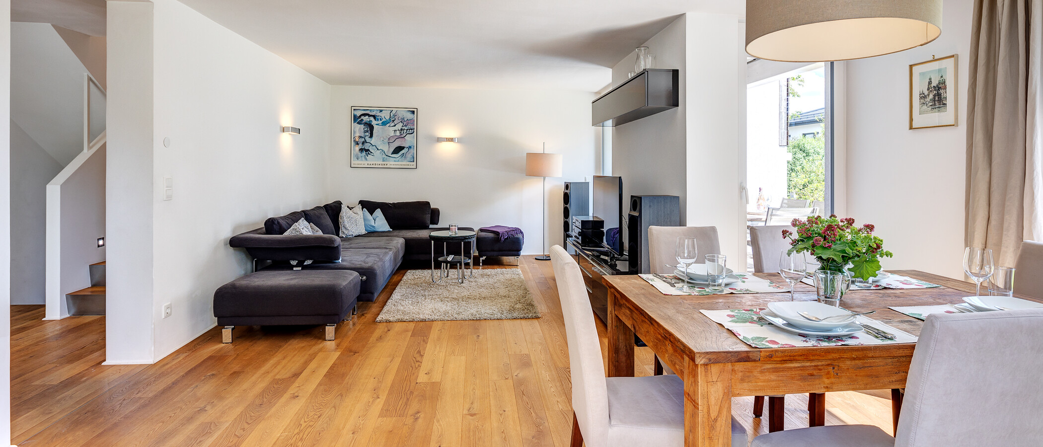 casa a schiera Gauting 03 zona living 13500