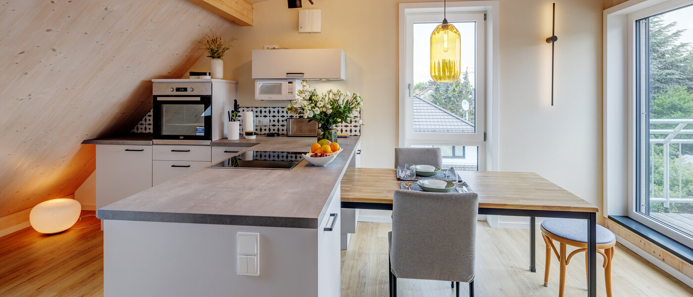 attico München Berg am Laim 01 cucina 13504