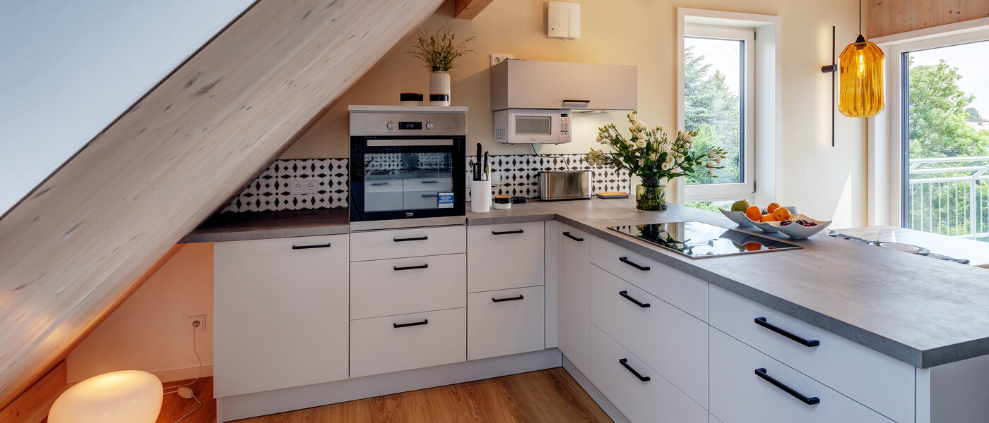 attico München Berg am Laim 02 cucina 13504