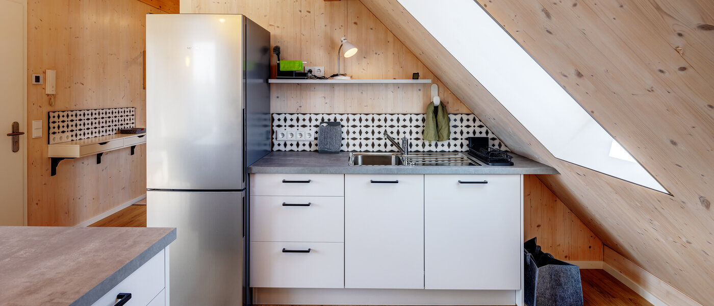 attico München Berg am Laim 03 cucina 13504