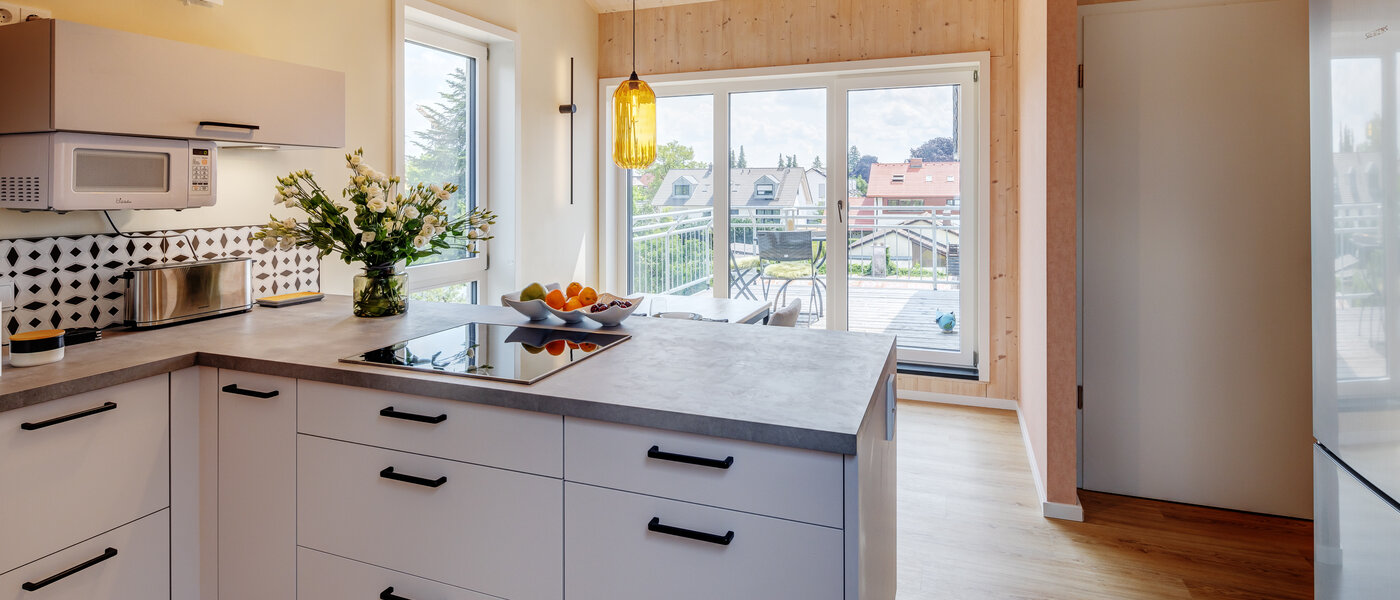 attico München Berg am Laim 04 cucina 13504