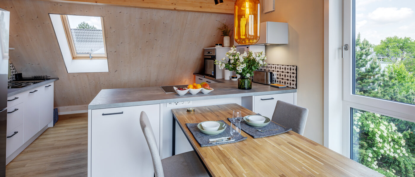 attico München Berg am Laim 05 cucina 13504