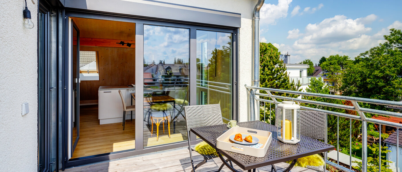 attico München Berg am Laim 01 2° terrazza sul tetto 13504