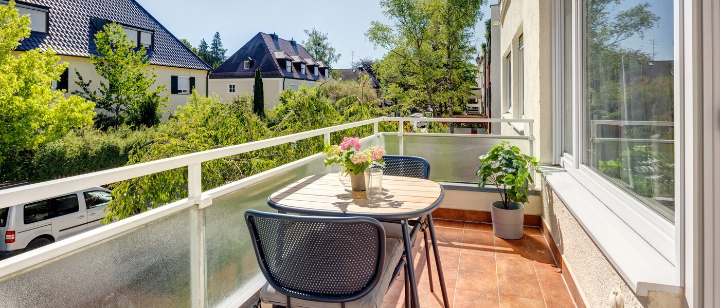 appartamento München Harlaching 02 balcone 13522
