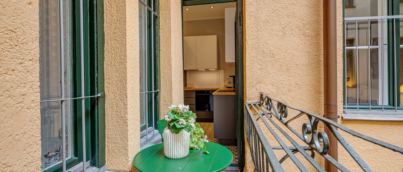 appartamento München Isarvorstadt 02 balcone 13525