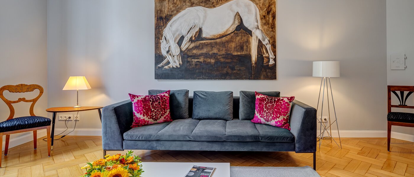 appartamento München Isarvorstadt 02 zona living 13525