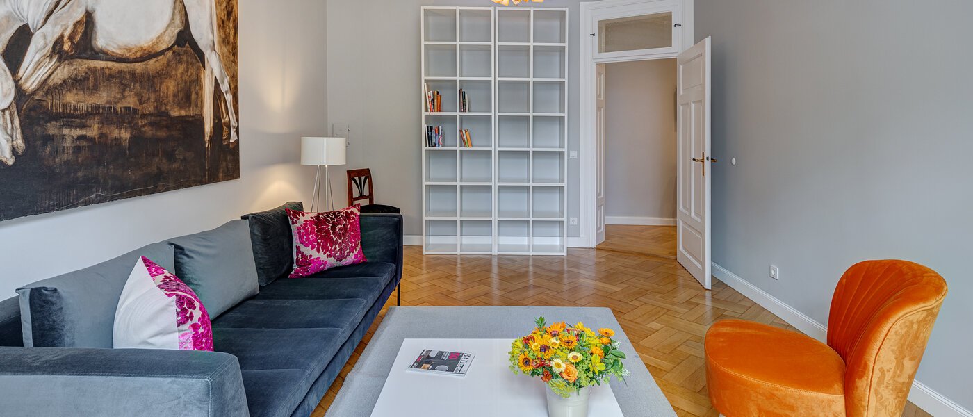 appartamento München Isarvorstadt 03 zona living 13525