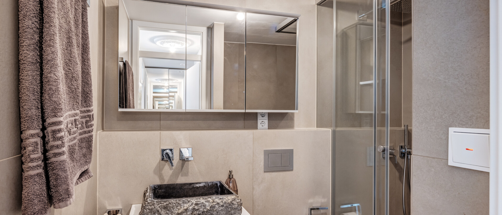 appartamento München Obersendling 01 bagno 13550