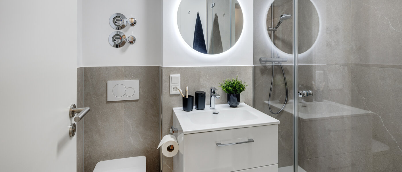 appartamento München Milbertshofen 01 bagno 13553