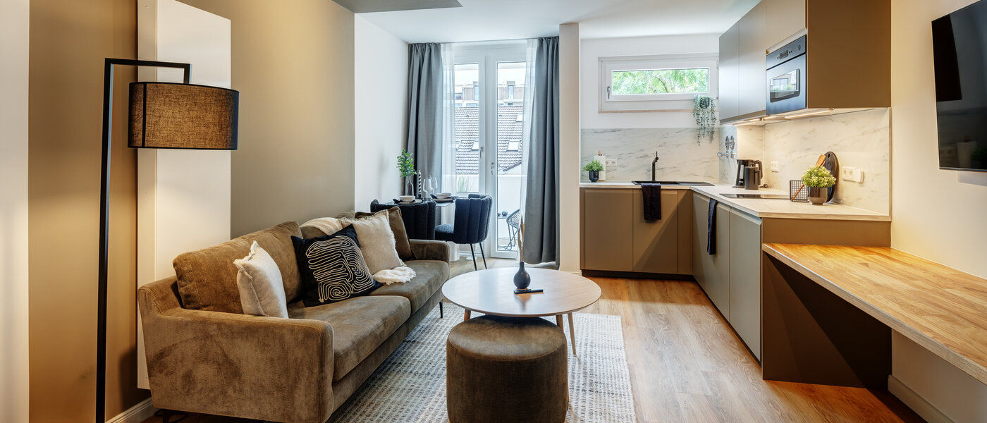 appartamento München Milbertshofen 03 zona living 13553