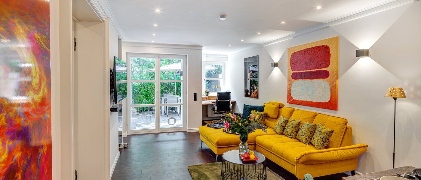 appartamento München Nymphenburg 01 zona living 13556