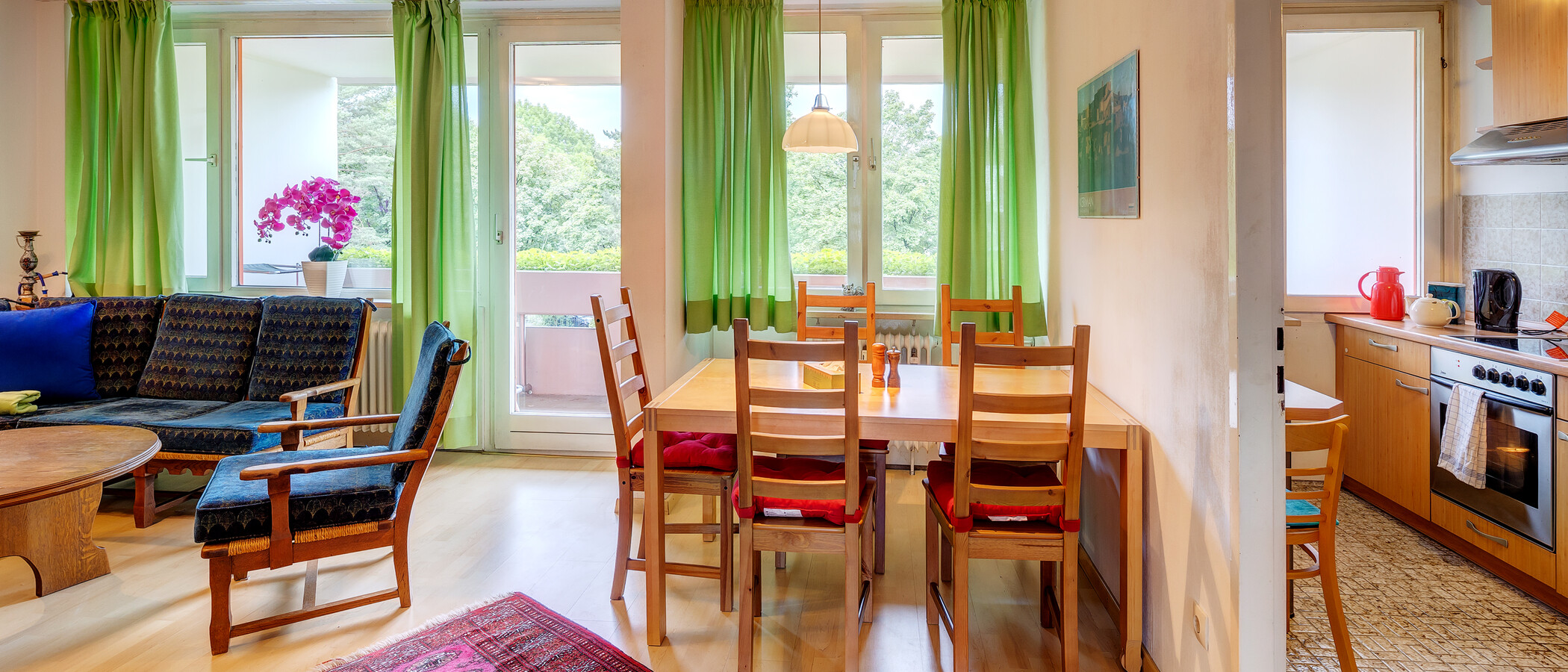 appartamento München Laim 02 zona living 13574