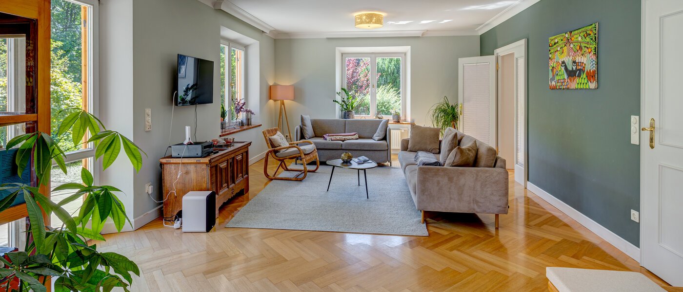 appartamento con giardino Schliersee 03 zona living 13576