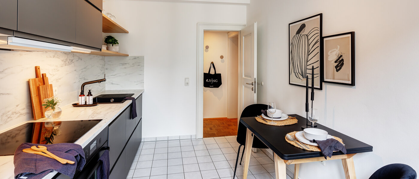 appartamento München Lehel 04 cucina 13583