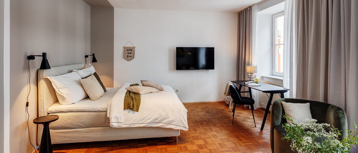 appartamento München Lehel 01 zona notte 13583