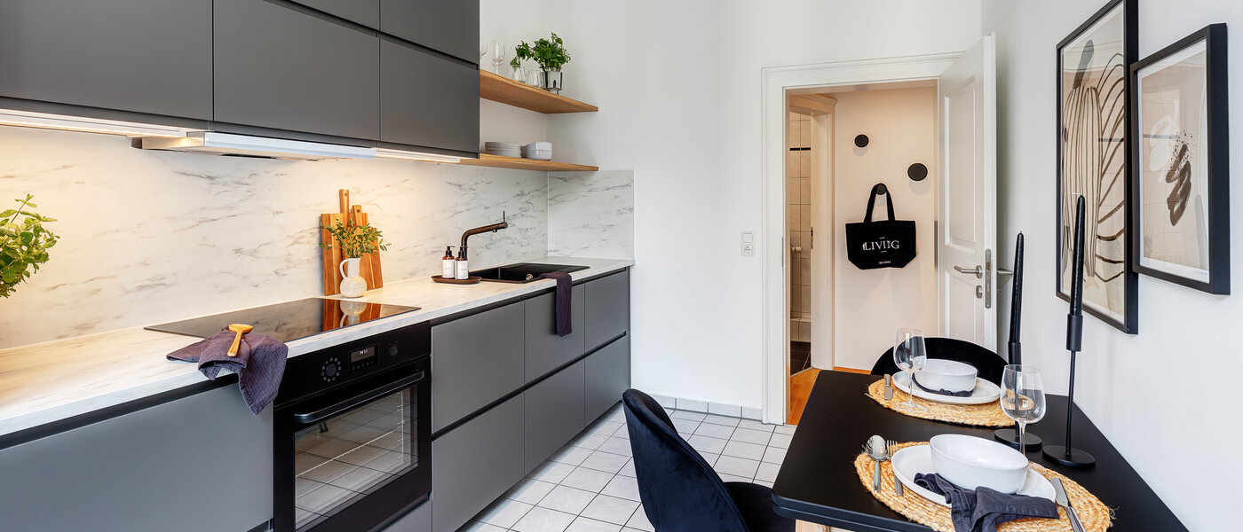 appartamento München Lehel 04 cucina 13584