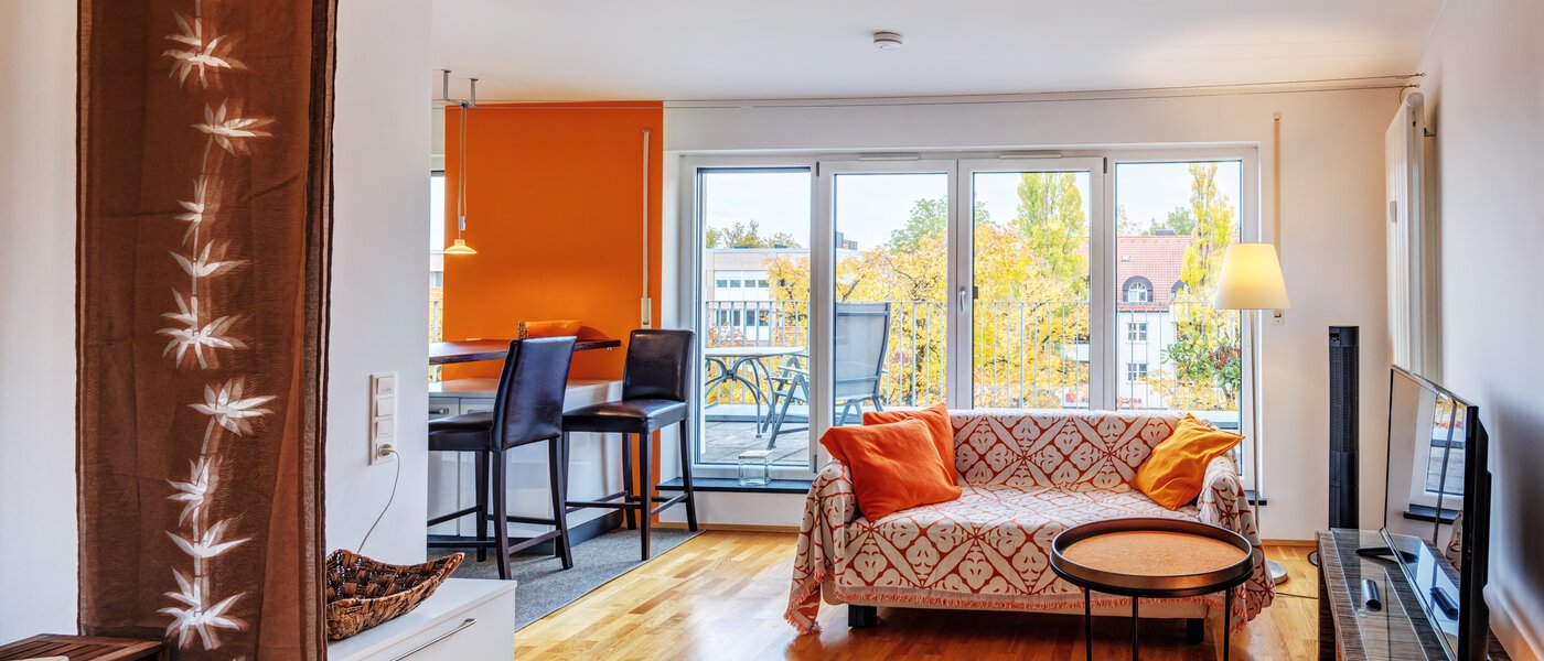 appartamento München Hadern 01 zona living 13587