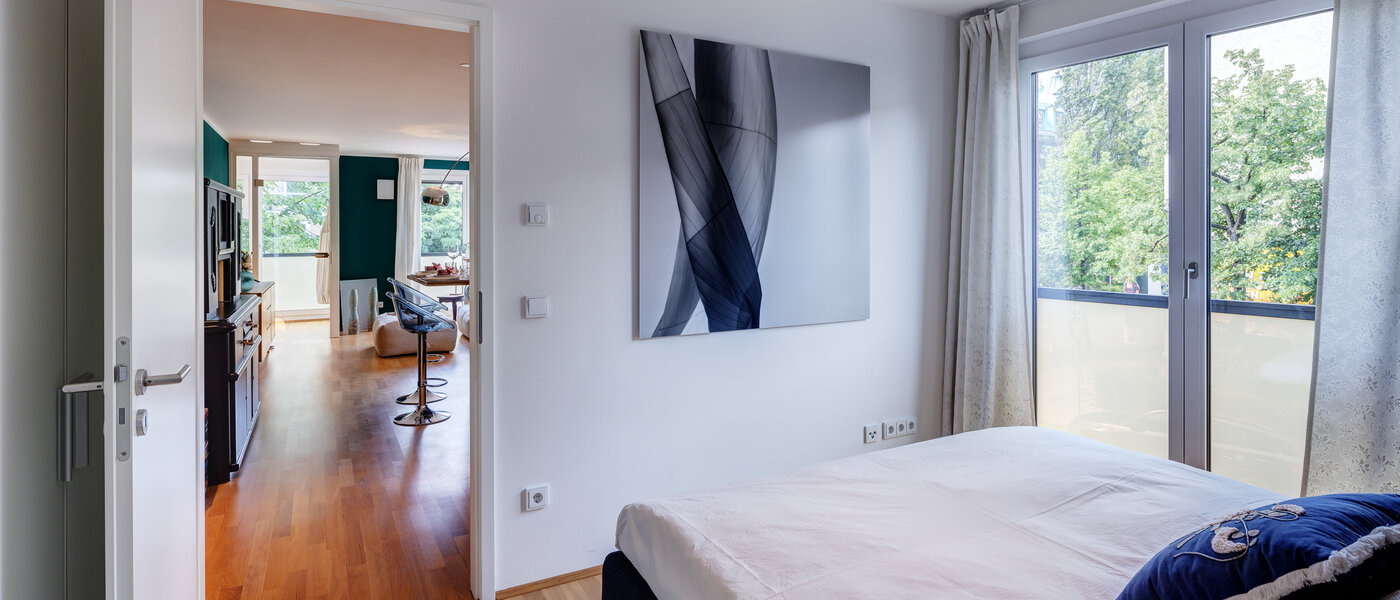 appartamento München Milbertshofen 02 camera da letto 13602