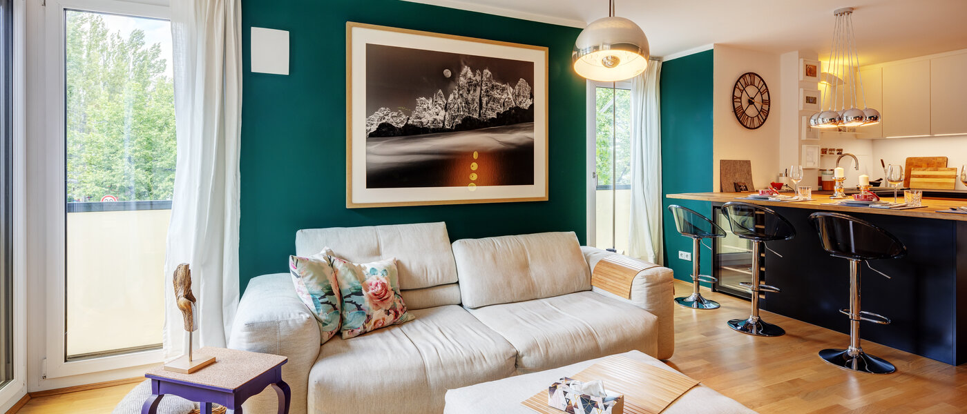 appartamento München Milbertshofen 02 zona living 13602