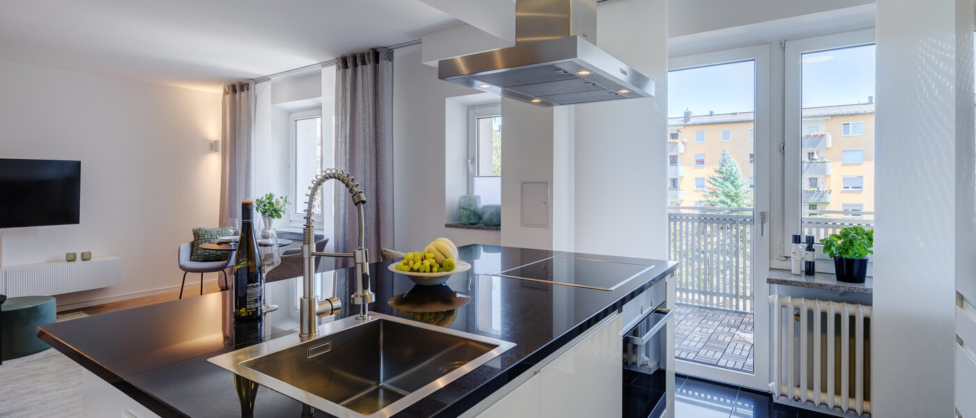 appartamento München Bogenhausen 04 cucina 13604