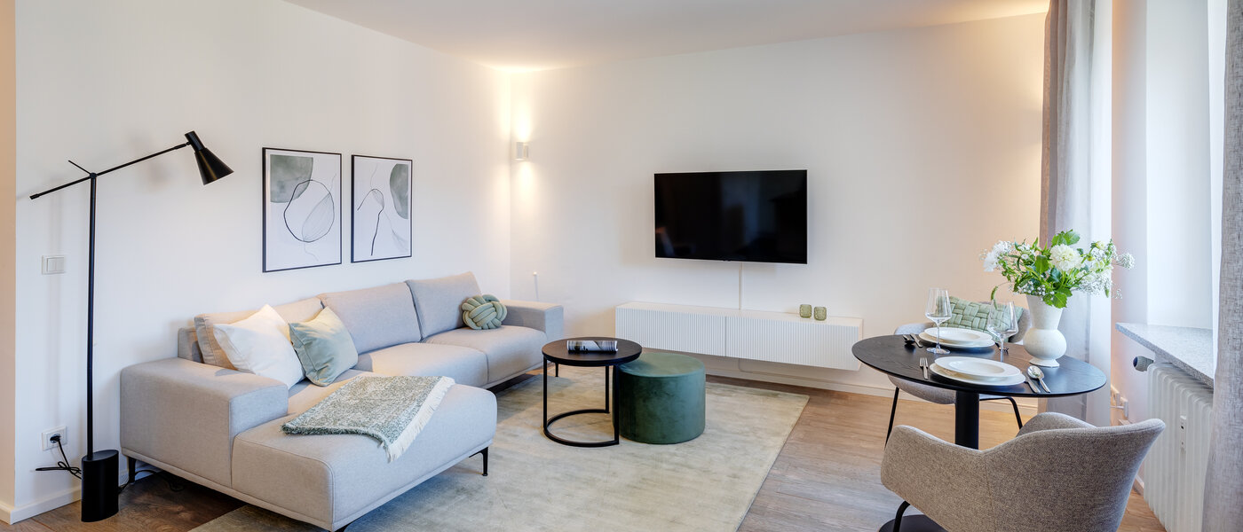 appartamento München Bogenhausen 01 zona living 13604