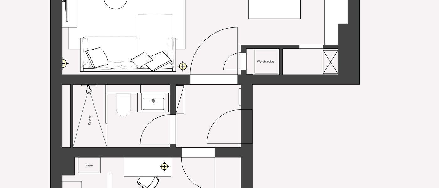 appartamento München Bogenhausen 01 planimetria 13604
