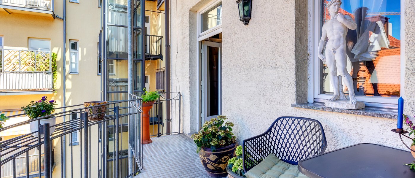 appartamento München Bogenhausen 01 balcone 13612