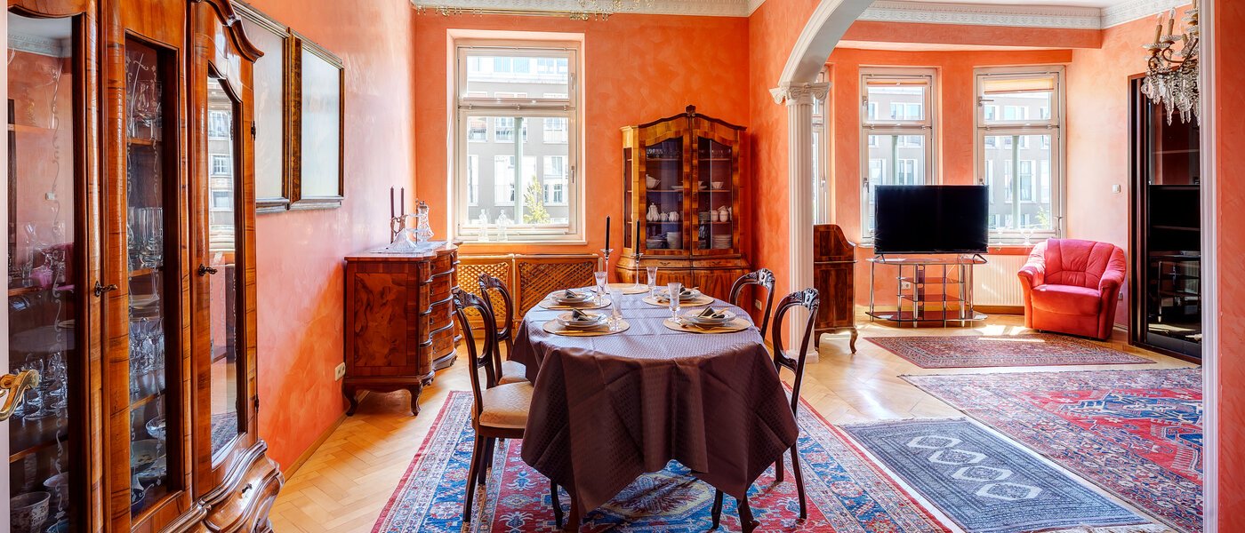 appartamento München Bogenhausen 04 zona living 13612