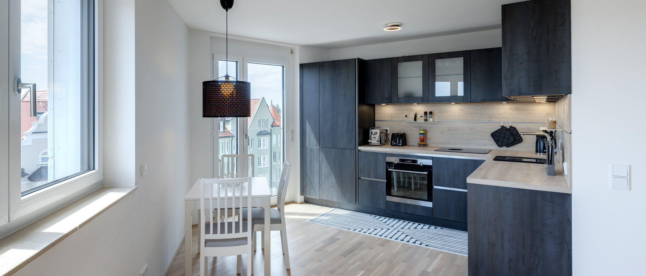 attico con terrazzo München Pasing 02 cucina 13619