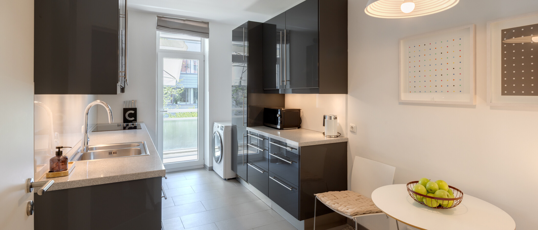 appartamento München Altbogenhausen 01 cucina 13633