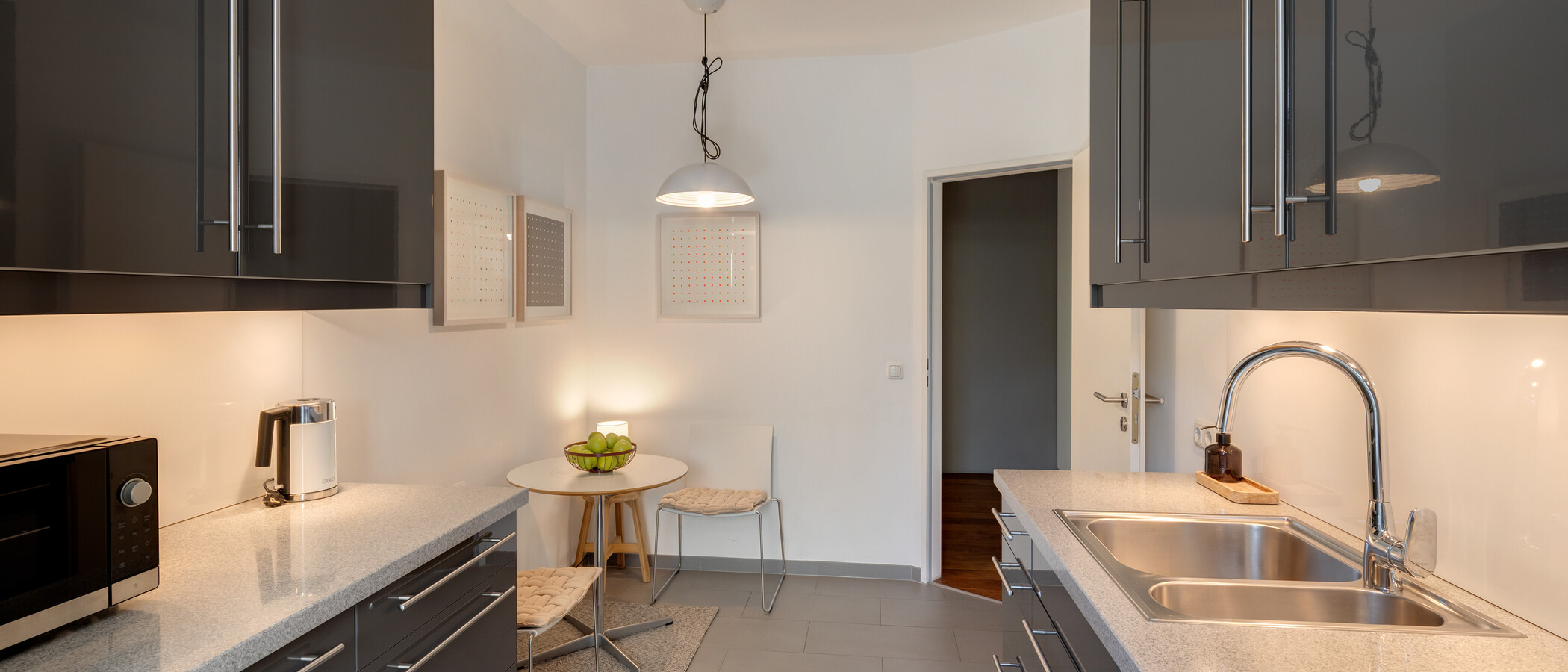 appartamento München Altbogenhausen 03 cucina 13633