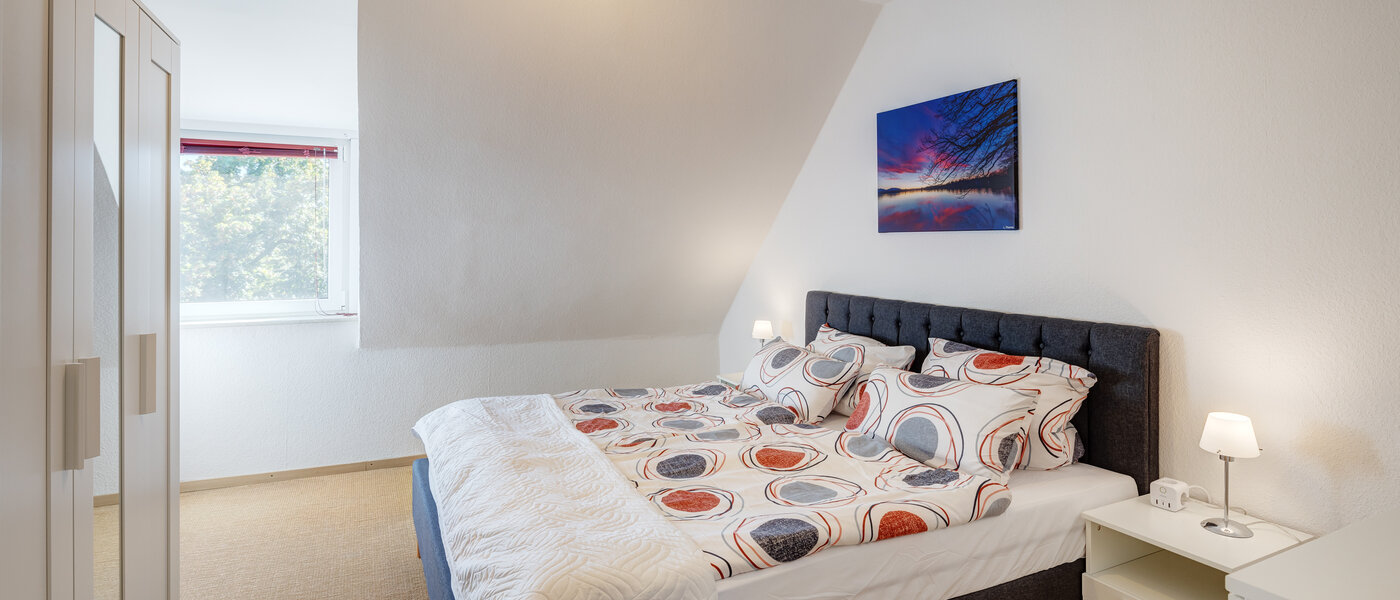 attico München Nymphenburg 01 camera da letto 13654