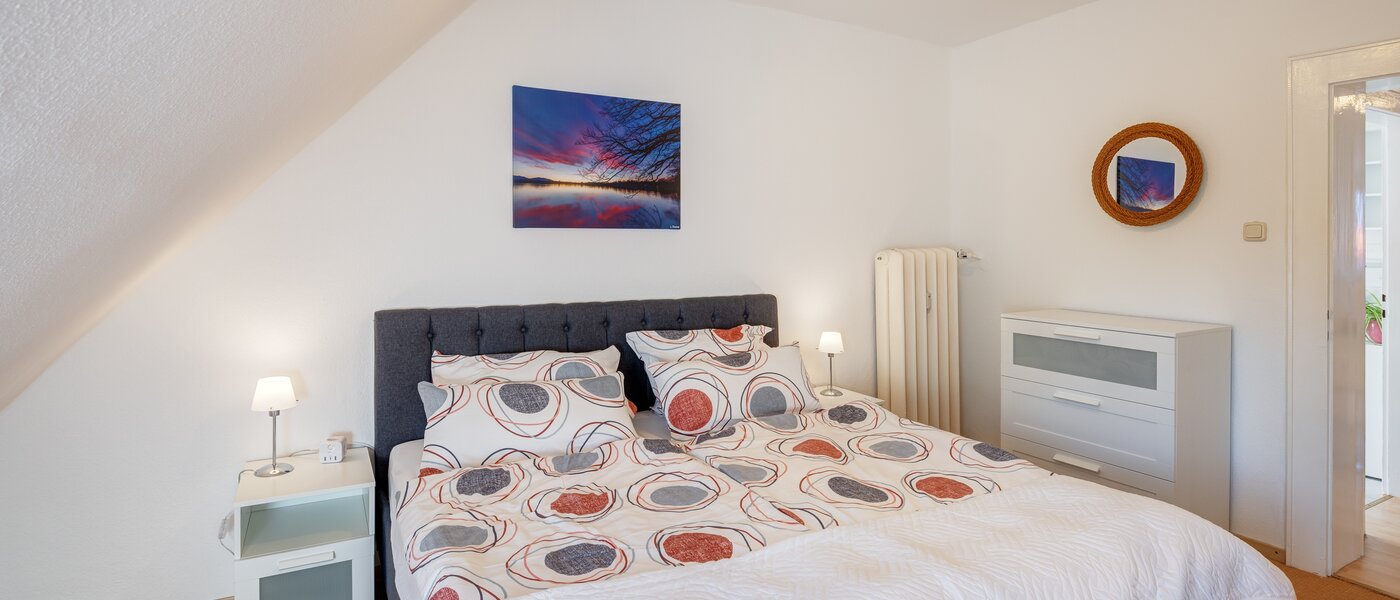 attico München Nymphenburg 02 camera da letto 13654