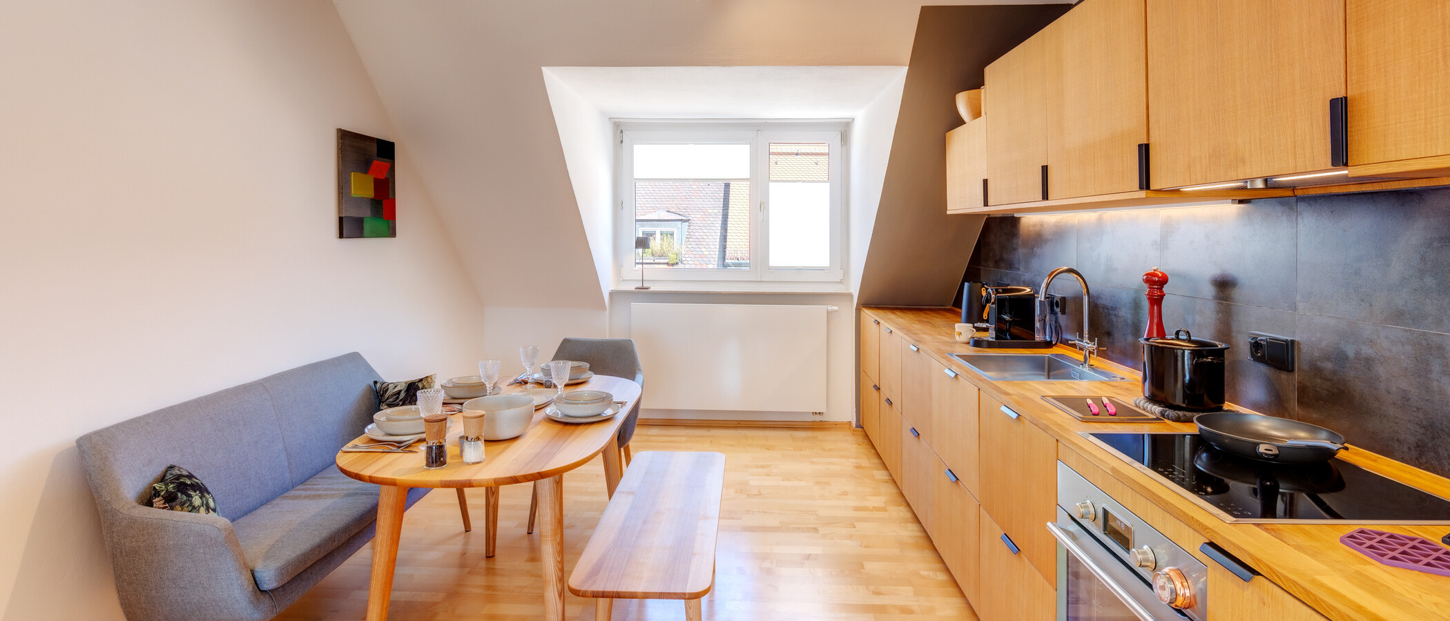 appartamento München Glockenbachviertel 04 cucina 13655