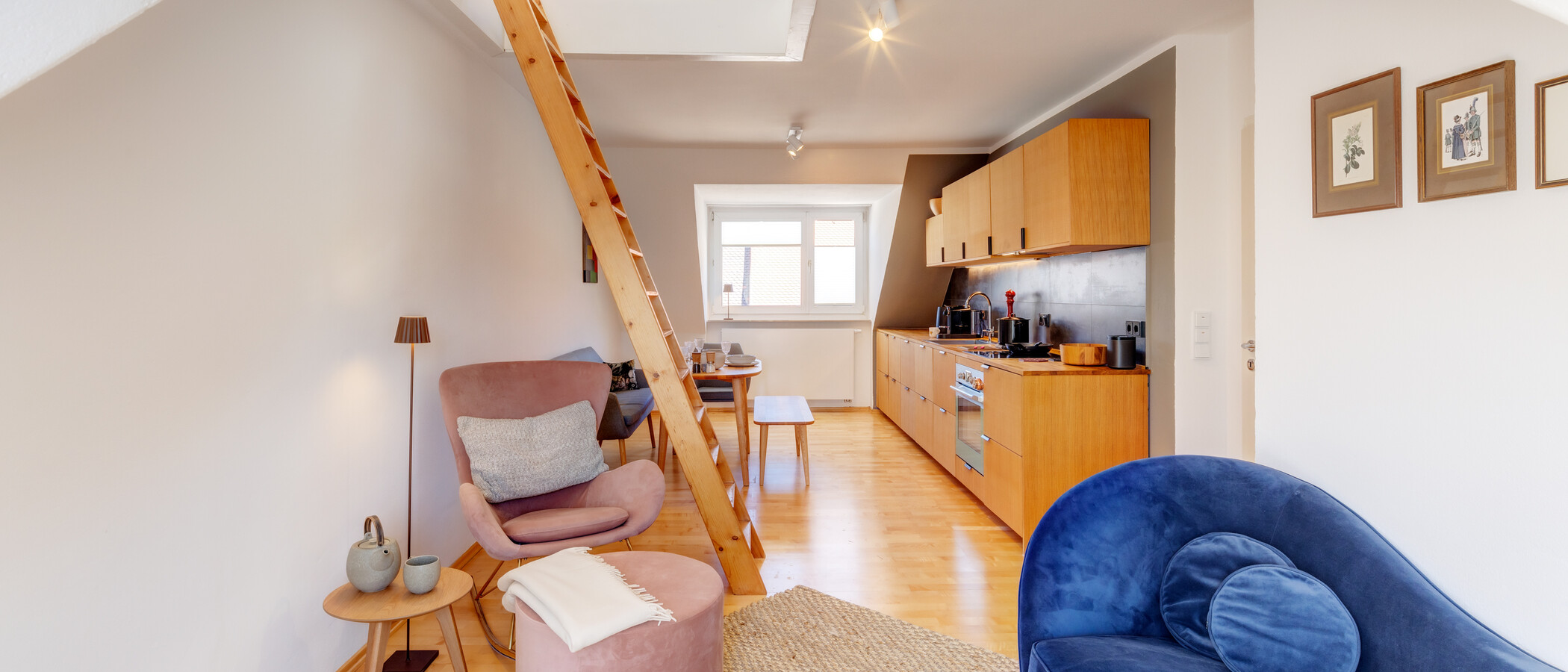appartamento München Glockenbachviertel 01 zona living 13655