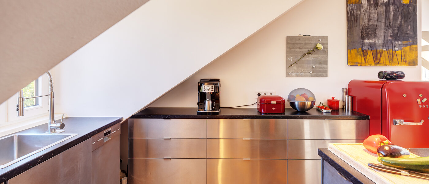 attico con terrazzo München Ramersdorf 05 cucina 13657