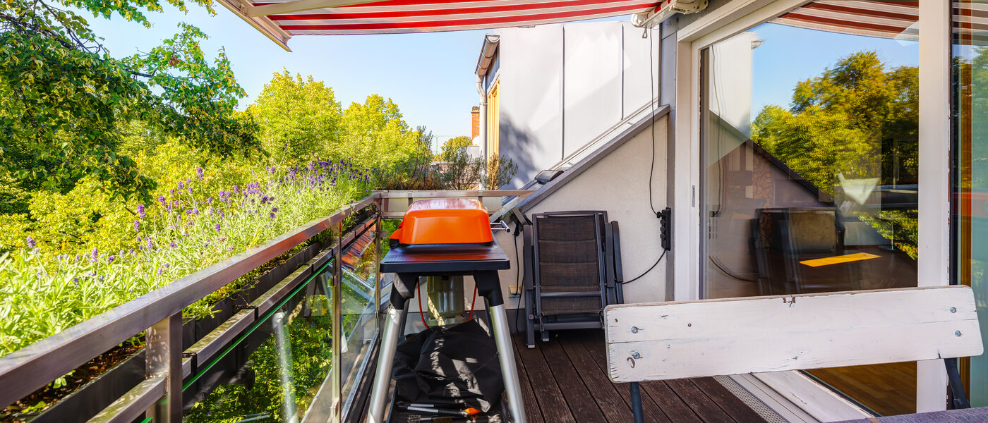 attico con terrazzo München Ramersdorf 02 terrazza sul tetto 13657