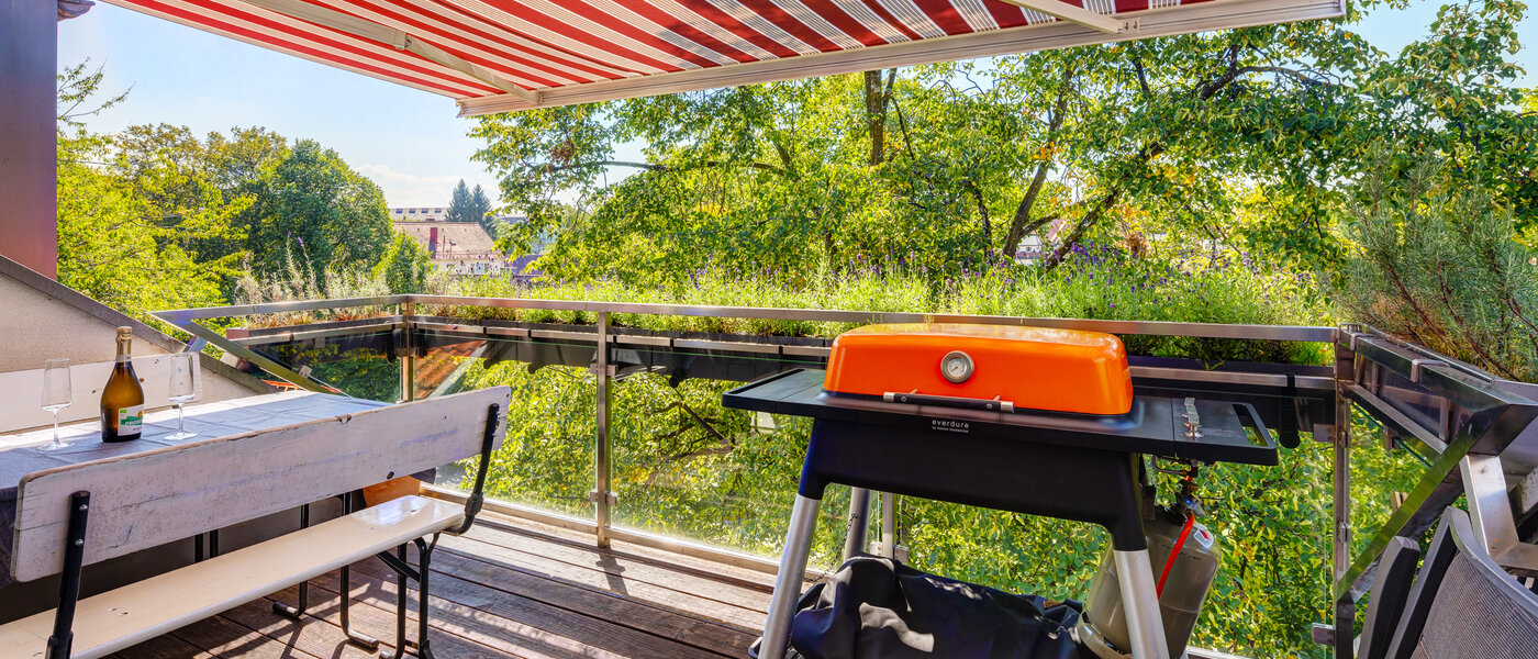 attico con terrazzo München Ramersdorf 04 terrazza sul tetto 13657