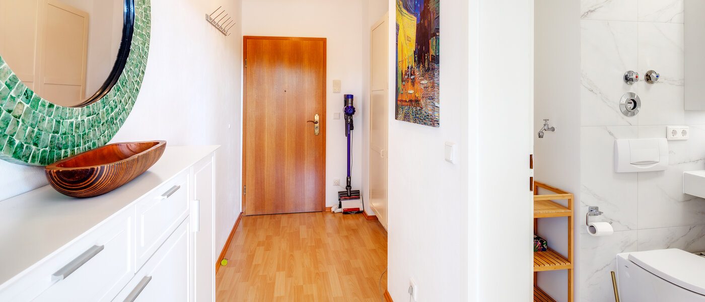 attico con terrazzo München Neuperlach 02 ingresso/corridioio 13658