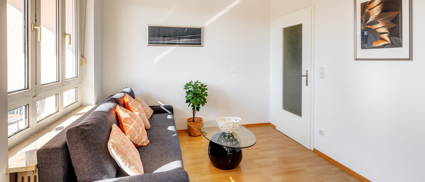 attico con terrazzo München Neuperlach 05 zona living 13658