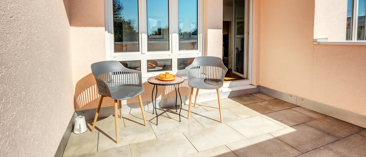 attico con terrazzo München Neuperlach 01 terrazza sul tetto 13658