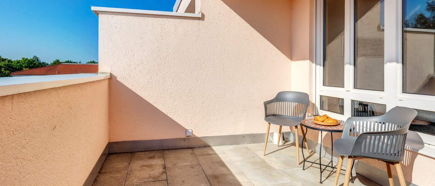 attico con terrazzo München Neuperlach 02 terrazza sul tetto 13658