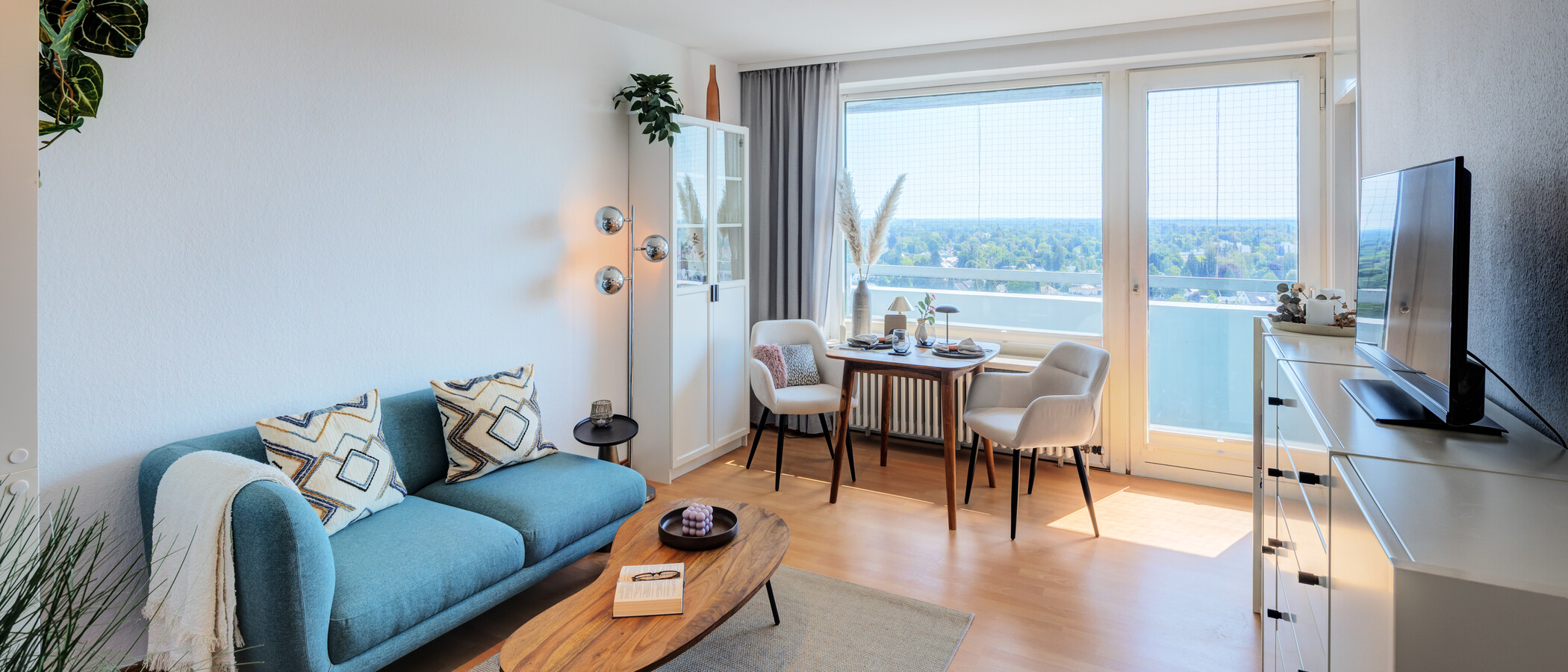 appartamento München Parkstadt Solln 01 zona living 13660