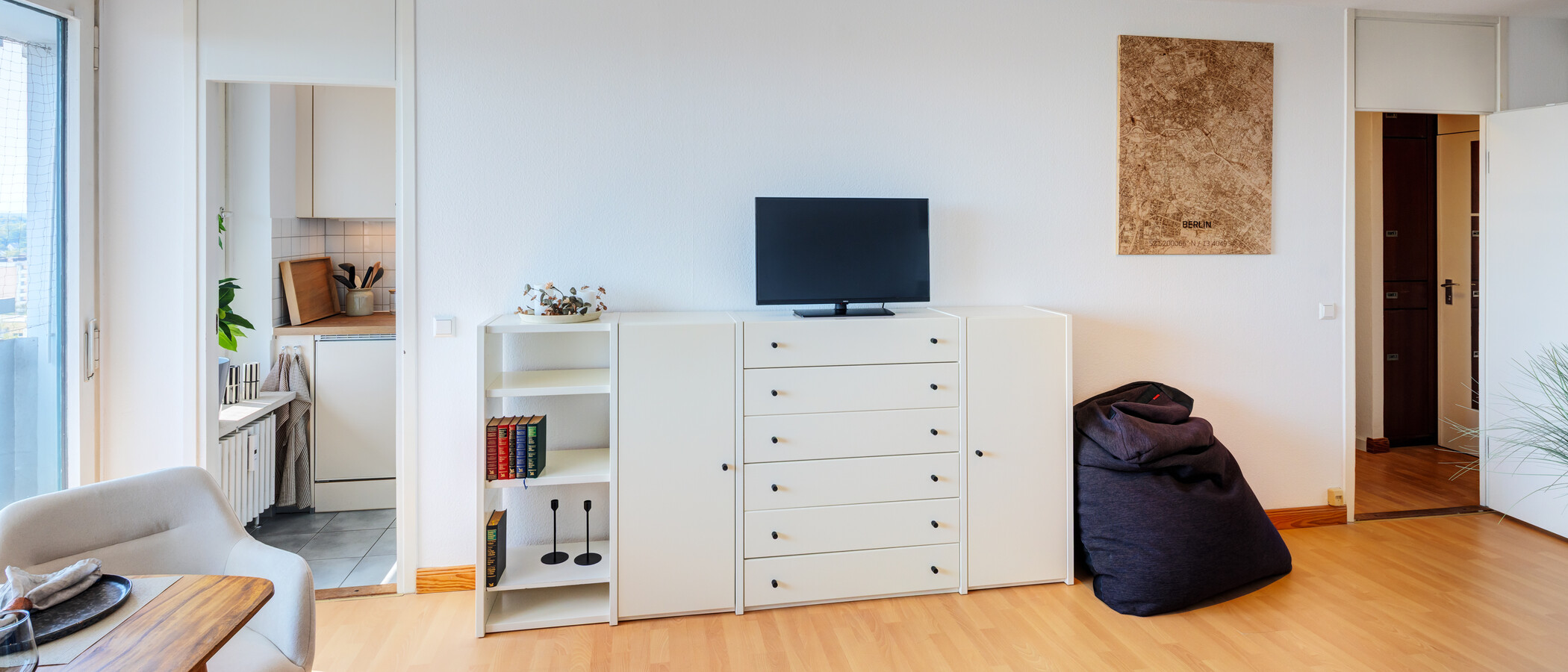 appartamento München Parkstadt Solln 03 zona living 13660