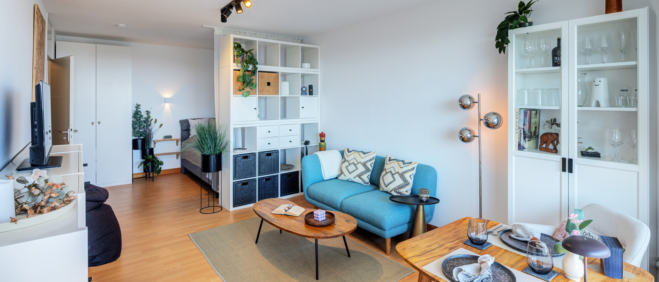 appartamento München Parkstadt Solln 04 zona living 13660