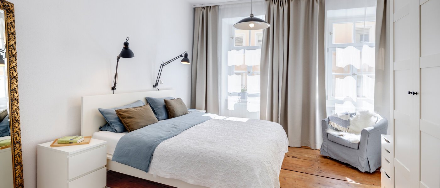 appartamento München Glockenbachviertel 01 camera da letto 13665