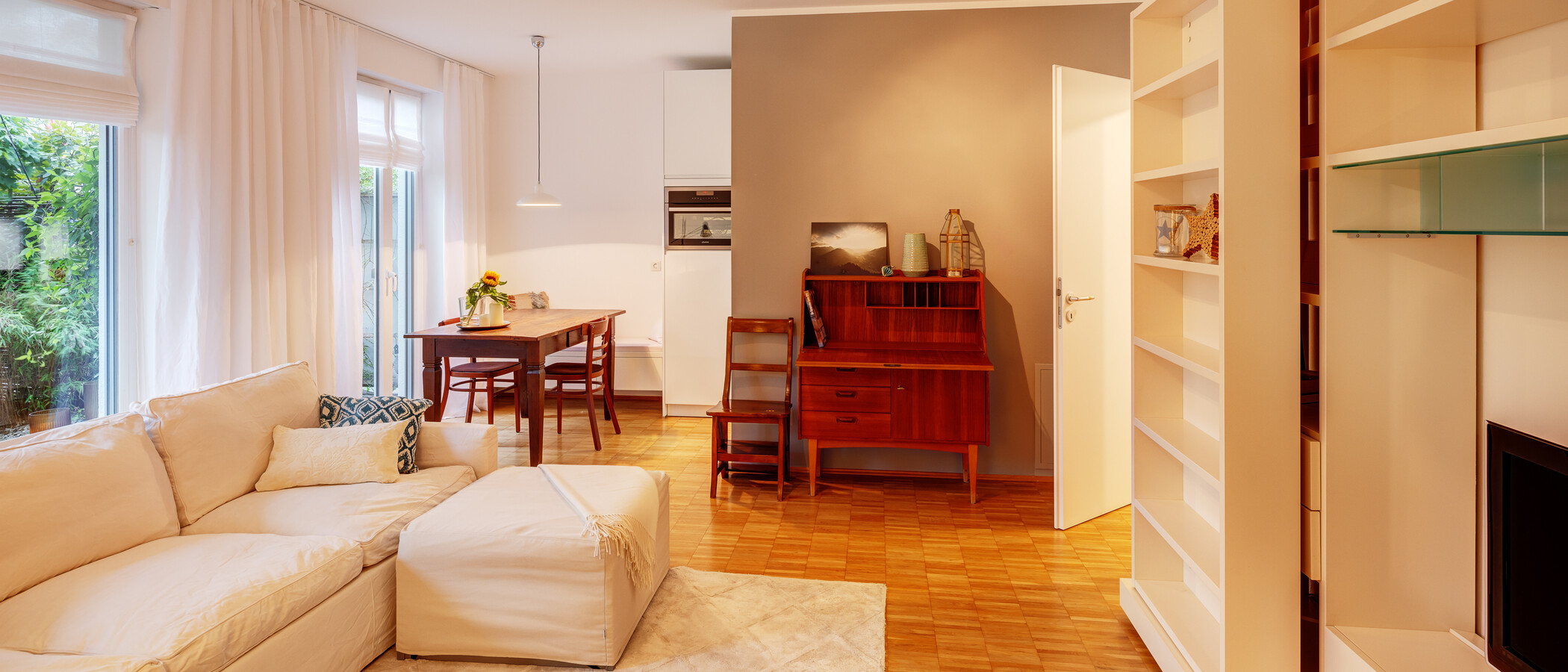 appartamento München Schwabing-West (rund um den Hohenzollernplatz) 04 zona living 13671